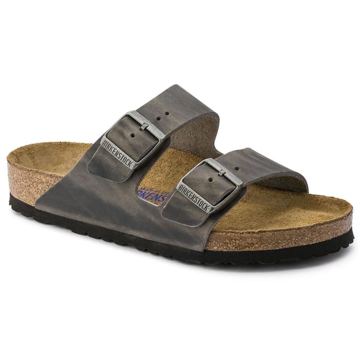 Birkenstock Arizona Oiled Nubuck Leather Soft Footbed Regular Iron Birkenstock Birkenstock Arizona Oiled Nubuck Leather Soft Footbed Regular Iron Birkenstock