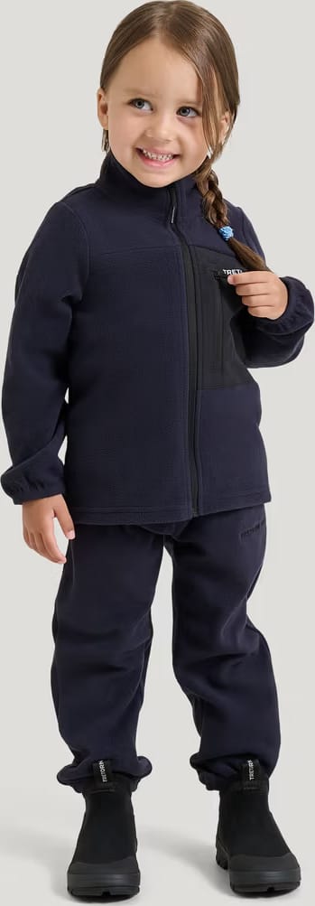 Tretorn Kids' North Micro Fleece Jacket Deep Navy Tretorn