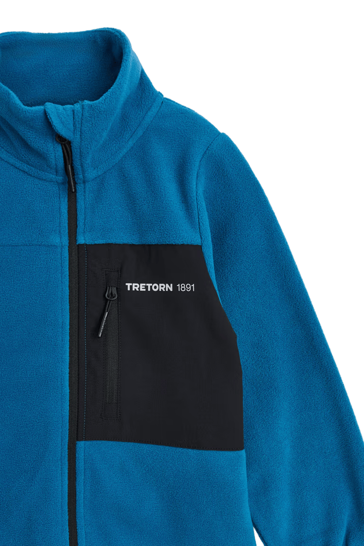 Tretorn Kids' North Micro Fleece Jacket Moroccan Blue Tretorn
