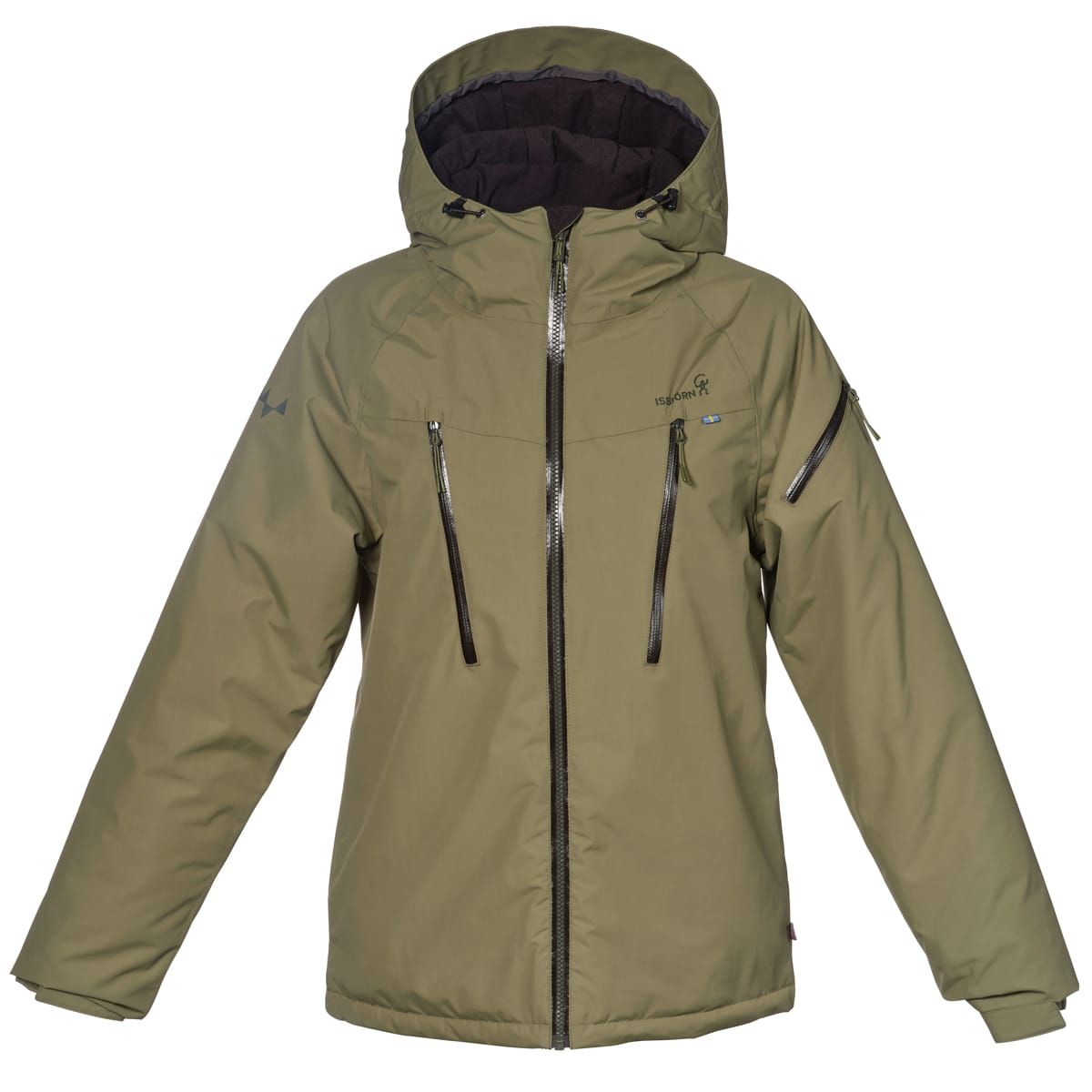 Isbjörn of Sweden Kids' Carving Winter Jacket Moss