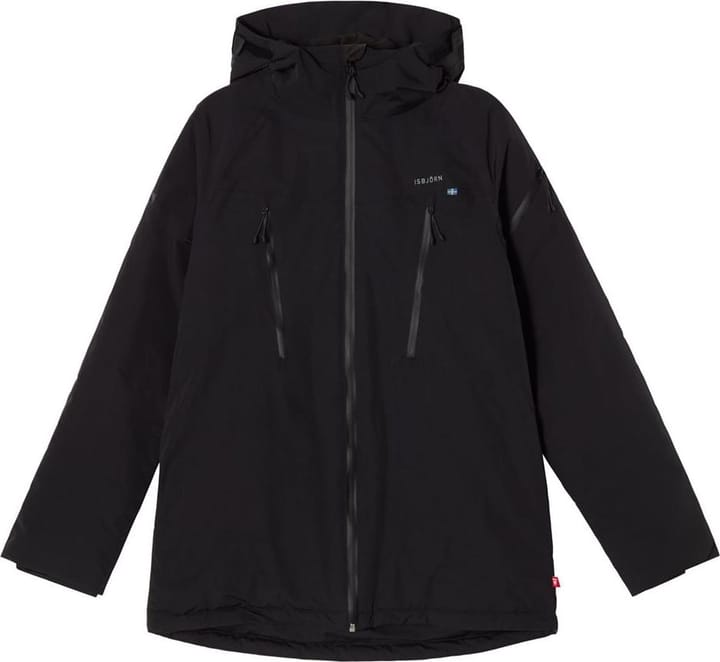 Isbjörn of Sweden Kids' and Teens' Carving Winter Jacket Black Isbjörn of Sweden