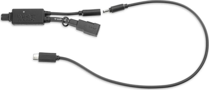 Lupine USB Two + Mikro USB C Cable Black Lupine