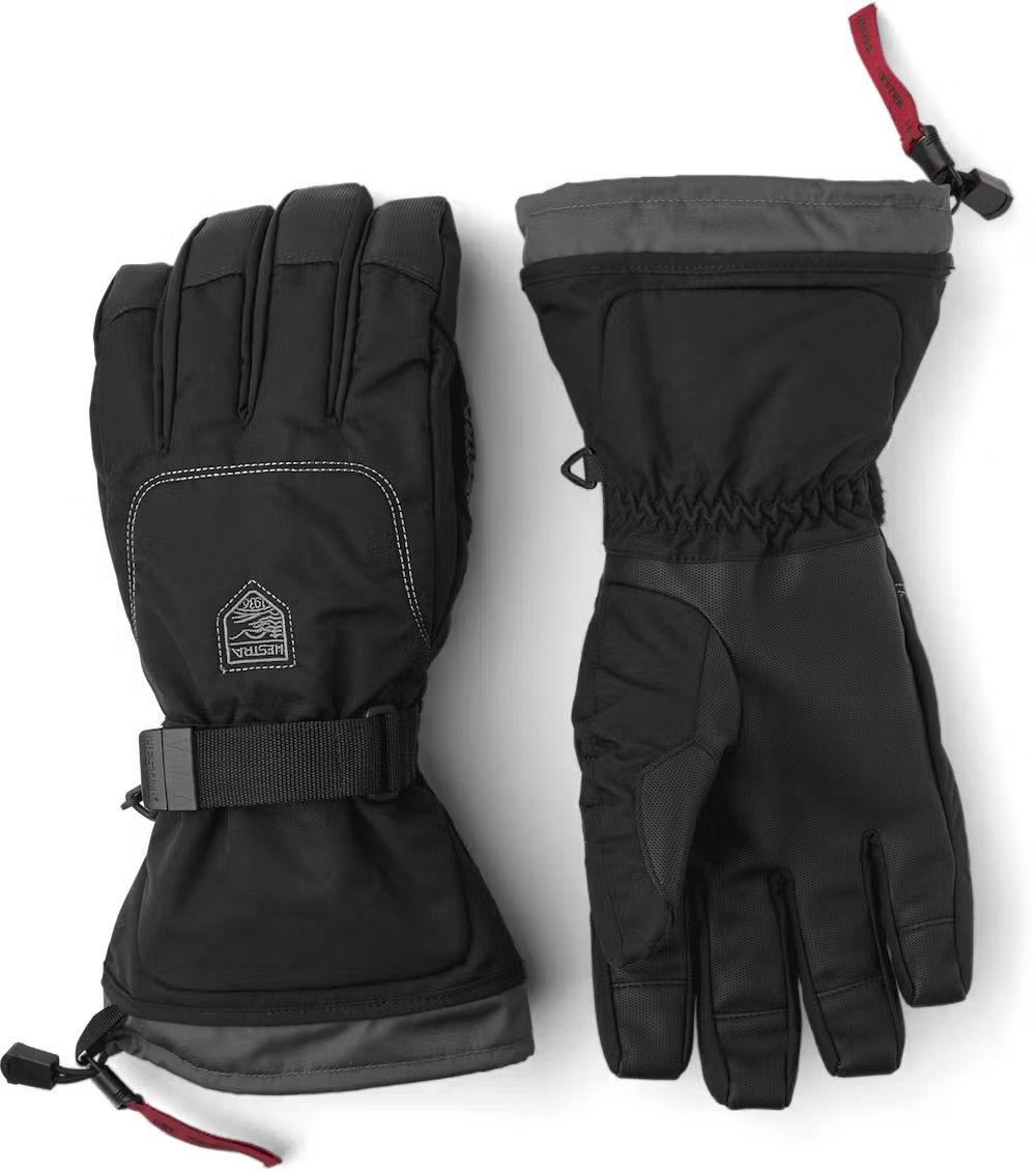 Hestra Gauntlet Sr. - 5 Finger Black/Black