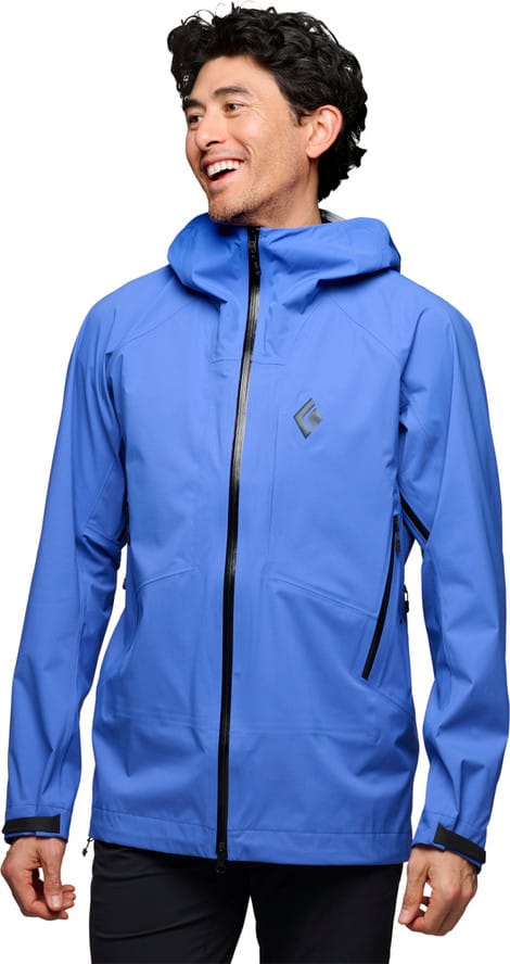 Black Diamond Men's Highline Stretch Shell Jacket Clean Blue Black Diamond