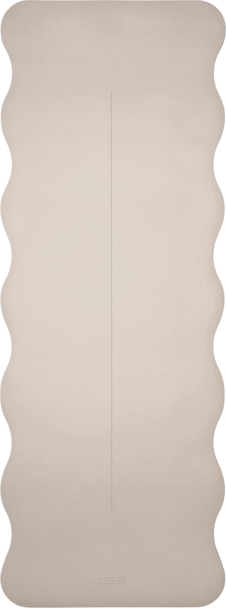 Casall Yoga Mat Grip&Cushion III Scallop 5mm Light Cashmere Casall