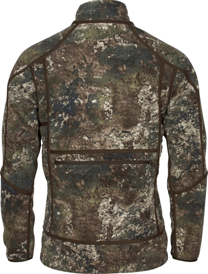 Pinewood Men's Furudal Reversible Camou Fleece Jacket Hunting Brown/Strata Pinewood