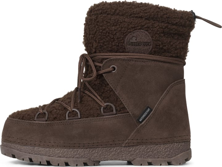 Rubberduck Women's Rd Teddy Snowboots Adult Chocolate Rubberduck