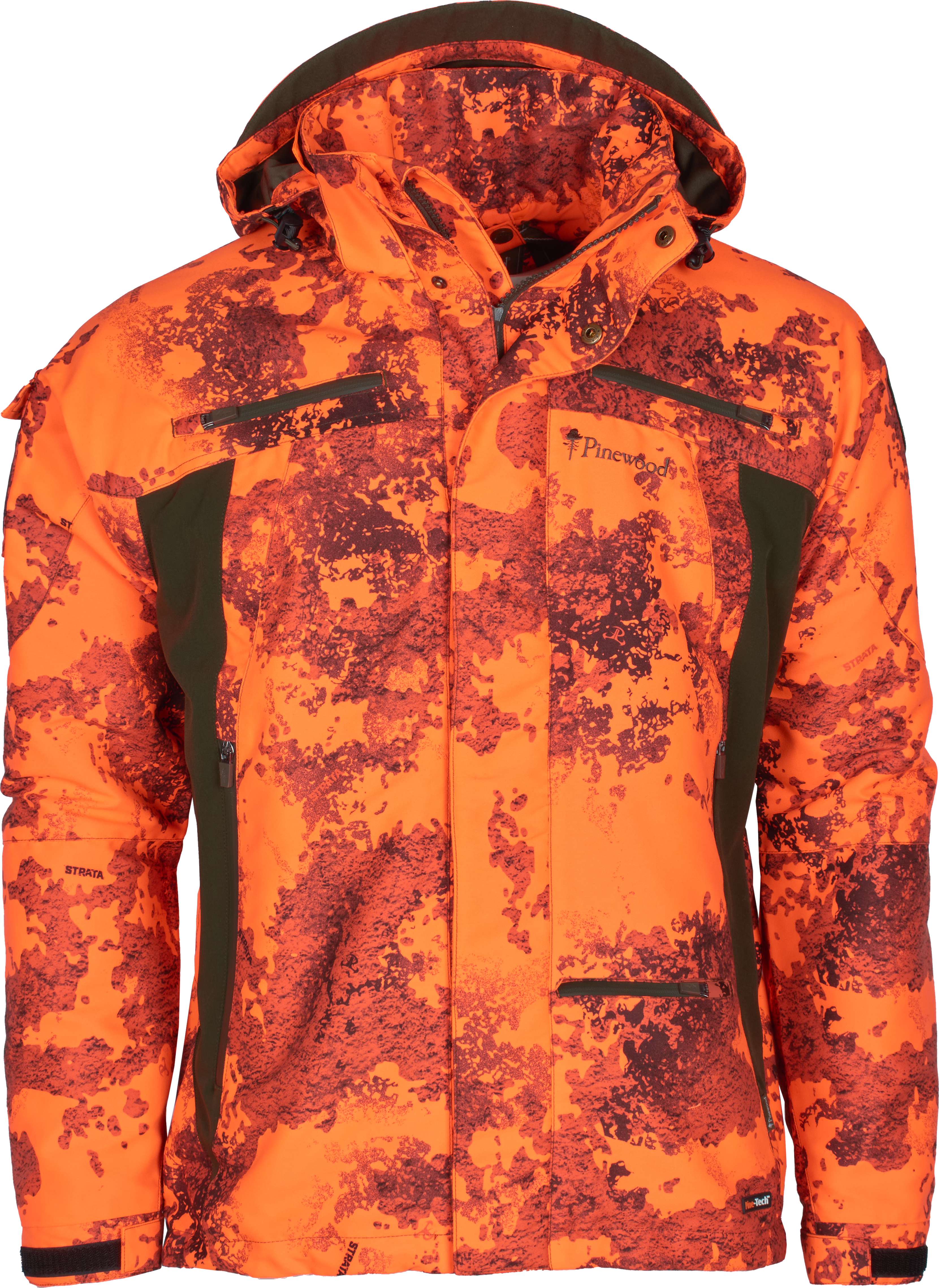 Pinewood Men's Hunter Pro Xtreme 2.0 Camou Jacket Strata Blaze Ovadderade jaktjackor L