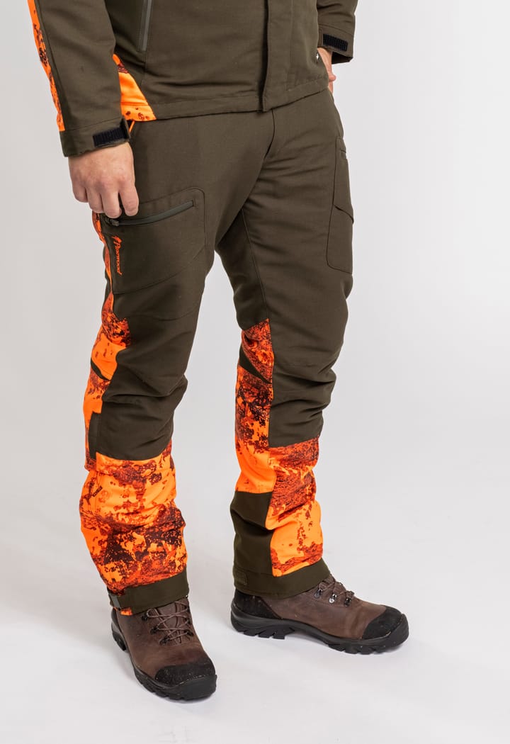 Pinewood Men's Hunter Pro Xtreme 2.0 Camou Trousers-C Mossgreen/Strata Blaze Pinewood