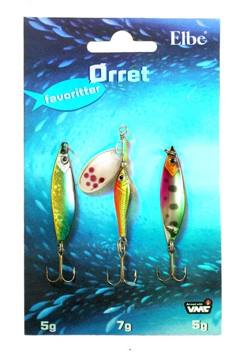 Elbe Elbe Ørret-Favoritter 3pk Innlandsfiske Elbe Elbe Ørret-Favoritter 3pk Innlandsfiske
