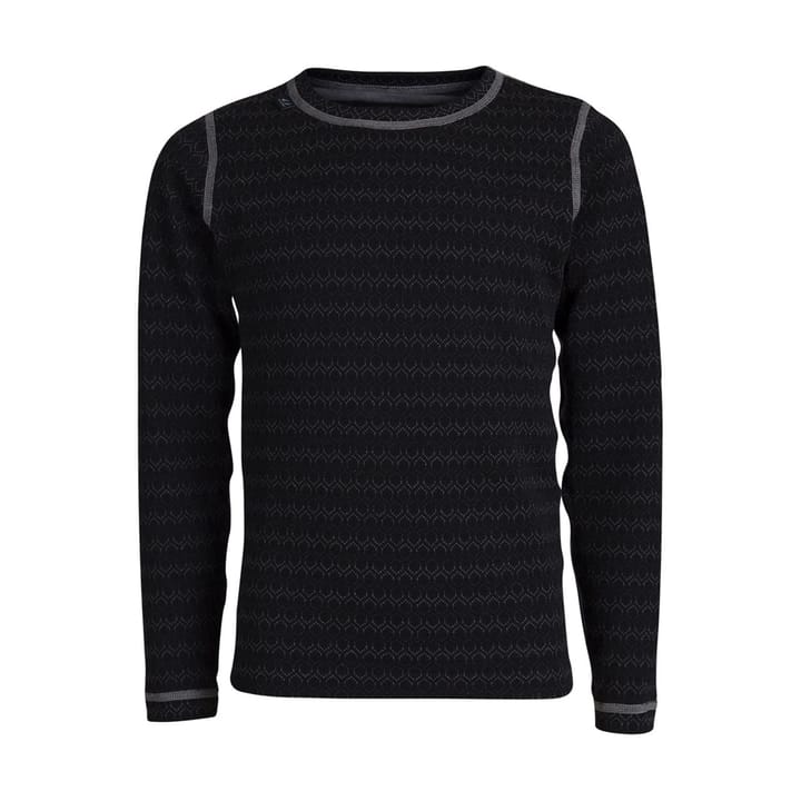 Ulvang Juniors' 50Fifty 3.0 Round Neck Black/Mix Ulvang