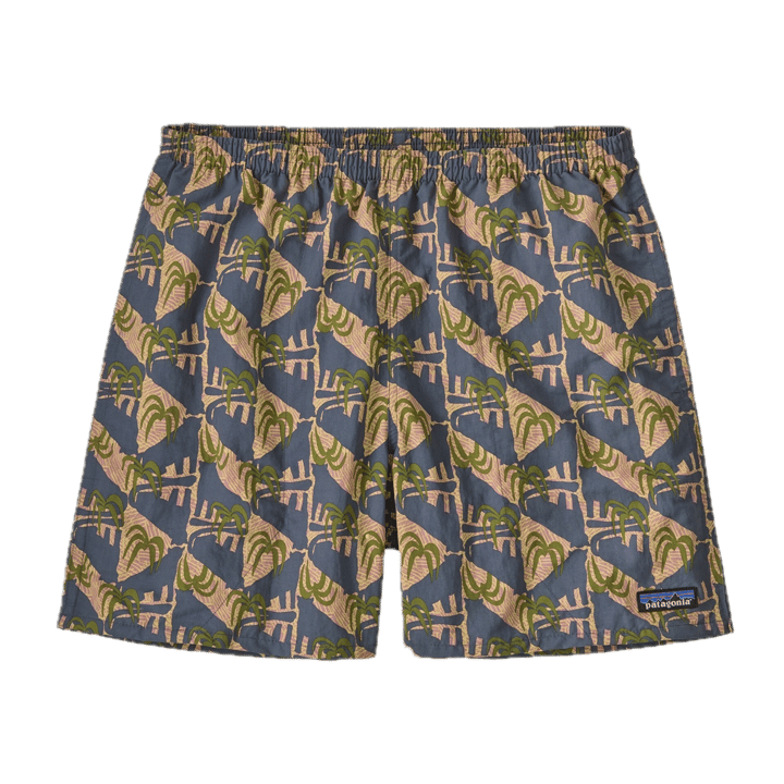 Patagonia Men's Baggies Shorts 5 Inch Jaguar Geo: Dolomite Blue Patagonia