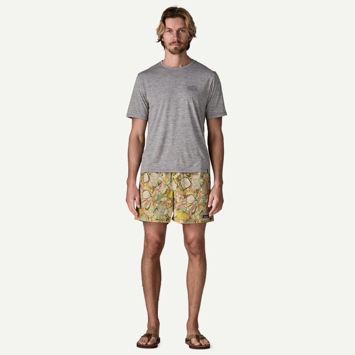 Patagonia Men's Baggies Shorts 5 Inch Shelly Shelly: Mellow Melon Patagonia