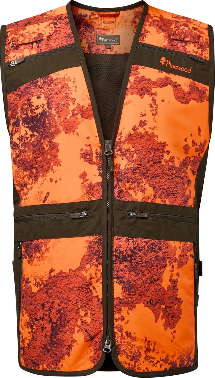 Pinewood Furudal Hunt Pro 2.0 Camou Vest Strata Blaze/moss Gr Pinewood