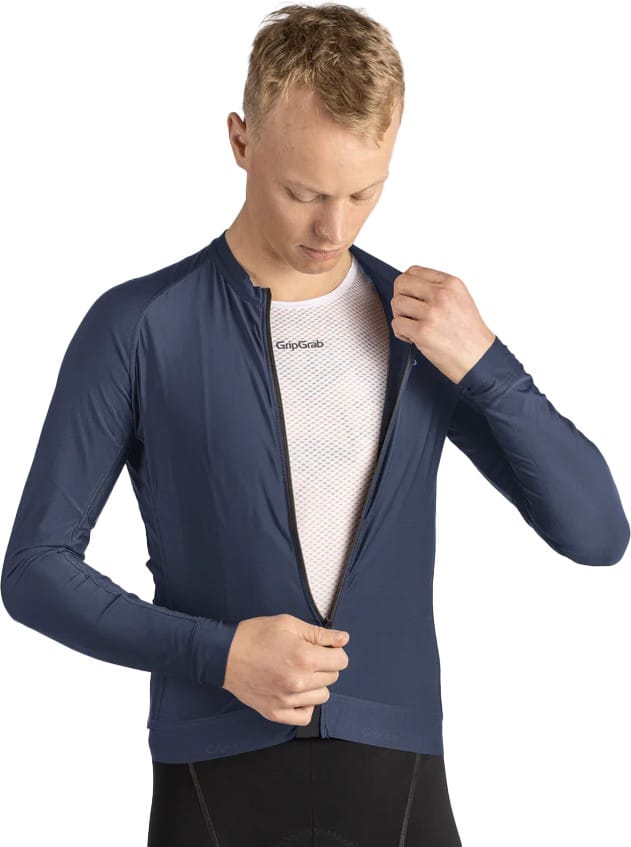 Gripgrab Men's Pacr Long Sleeve Jersey Navy Blue Gripgrab