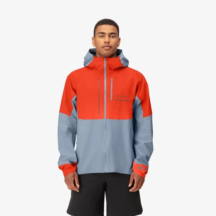 Norrøna Men's Senja GORE-TEX Active Jacket  Arednalin/Blue Fog Norrøna
