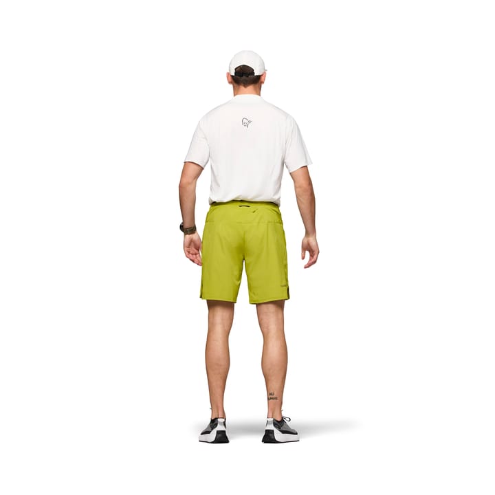 Norrøna Men's Senja Flex1 9" Shorts Golden Lime Norrøna