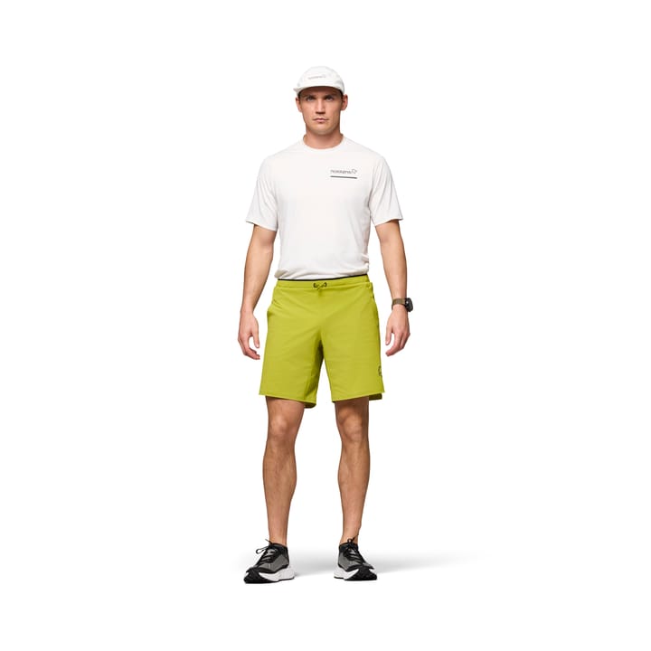 Norrøna Men's Senja Flex1 9" Shorts Golden Lime Norrøna