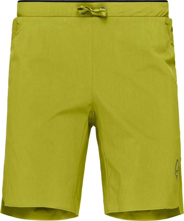 Norrøna Men's Senja Flex1 9" Shorts Golden Lime Norrøna
