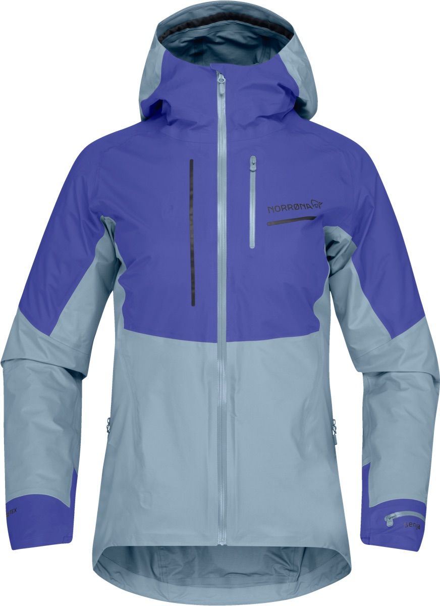 Norrøna Senja Gore-Tex Active Jacket W'S Royal Blue/Blue Fog