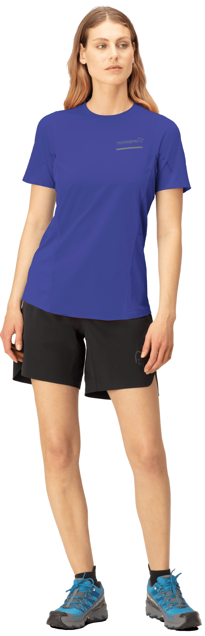 Norrøna Women's Senja Equaliser Lightweight T-Shirt Royal Blue Norrøna Norrøna Women's Senja Equaliser Lightweight T-Shirt Royal Blue Norrøna