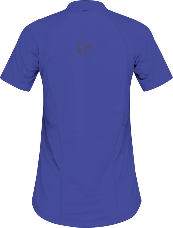 Norrøna Women's Senja Equaliser Lightweight T-Shirt Royal Blue Norrøna