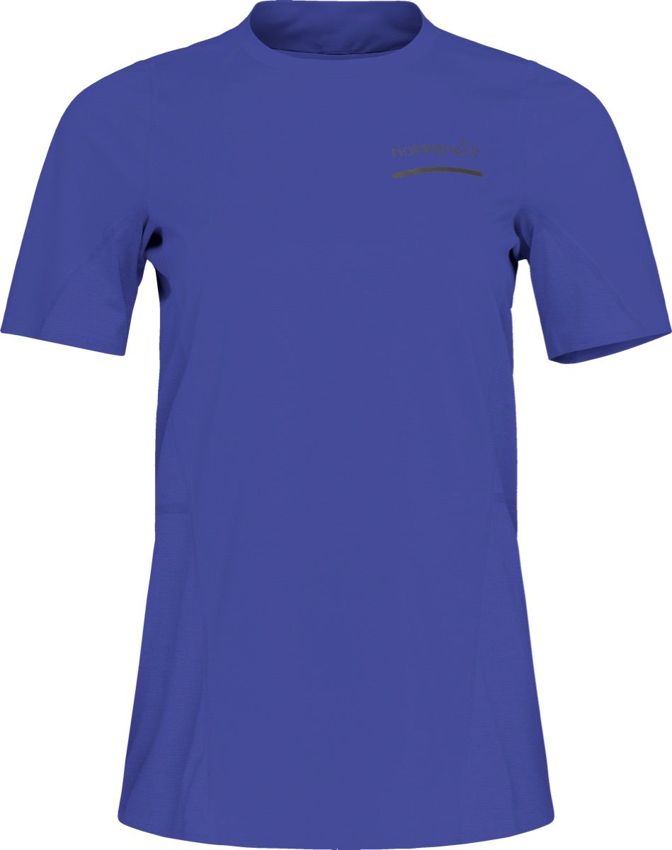 Norrøna Women's Senja Equaliser Lightweight T-Shirt Royal Blue