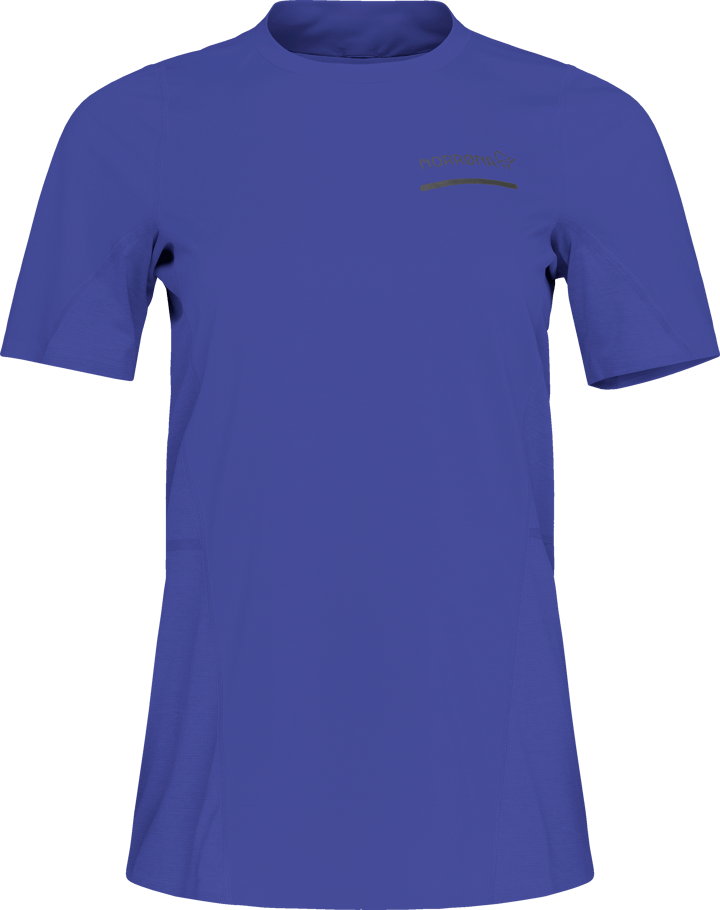 Norrøna Women's Senja Equaliser Lightweight T-Shirt Royal Blue Norrøna