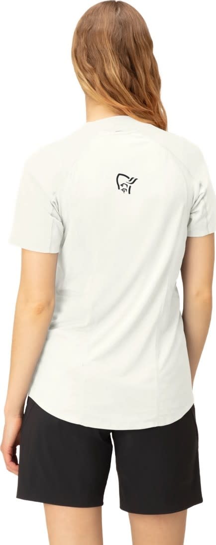 Norrøna Women's Senja Equaliser Lightweight T-Shirt Snow White Norrøna