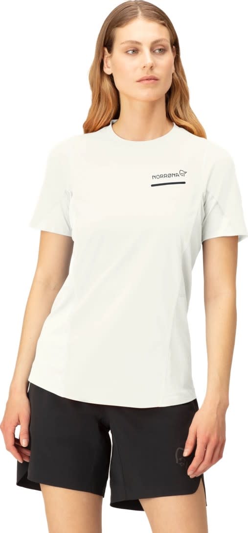 Norrøna Women's Senja Equaliser Lightweight T-Shirt Snow White Norrøna