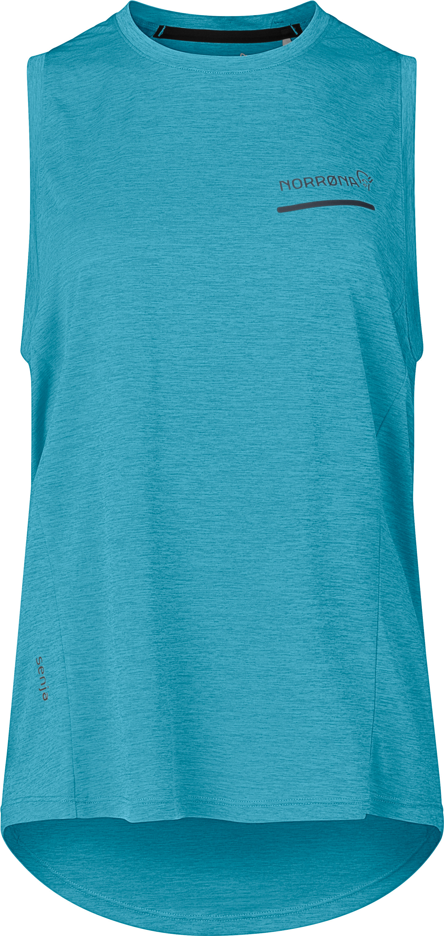 Norrøna Women's Senja Equaliser Tank Top Brittany Blue Kortärmade träningströjor L