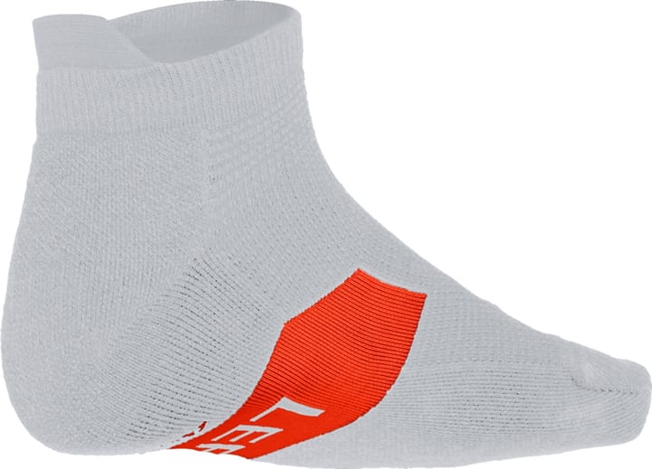 Norrøna Senja Merino Lightweight Socks Short Light Grey/Arednaline Norrøna