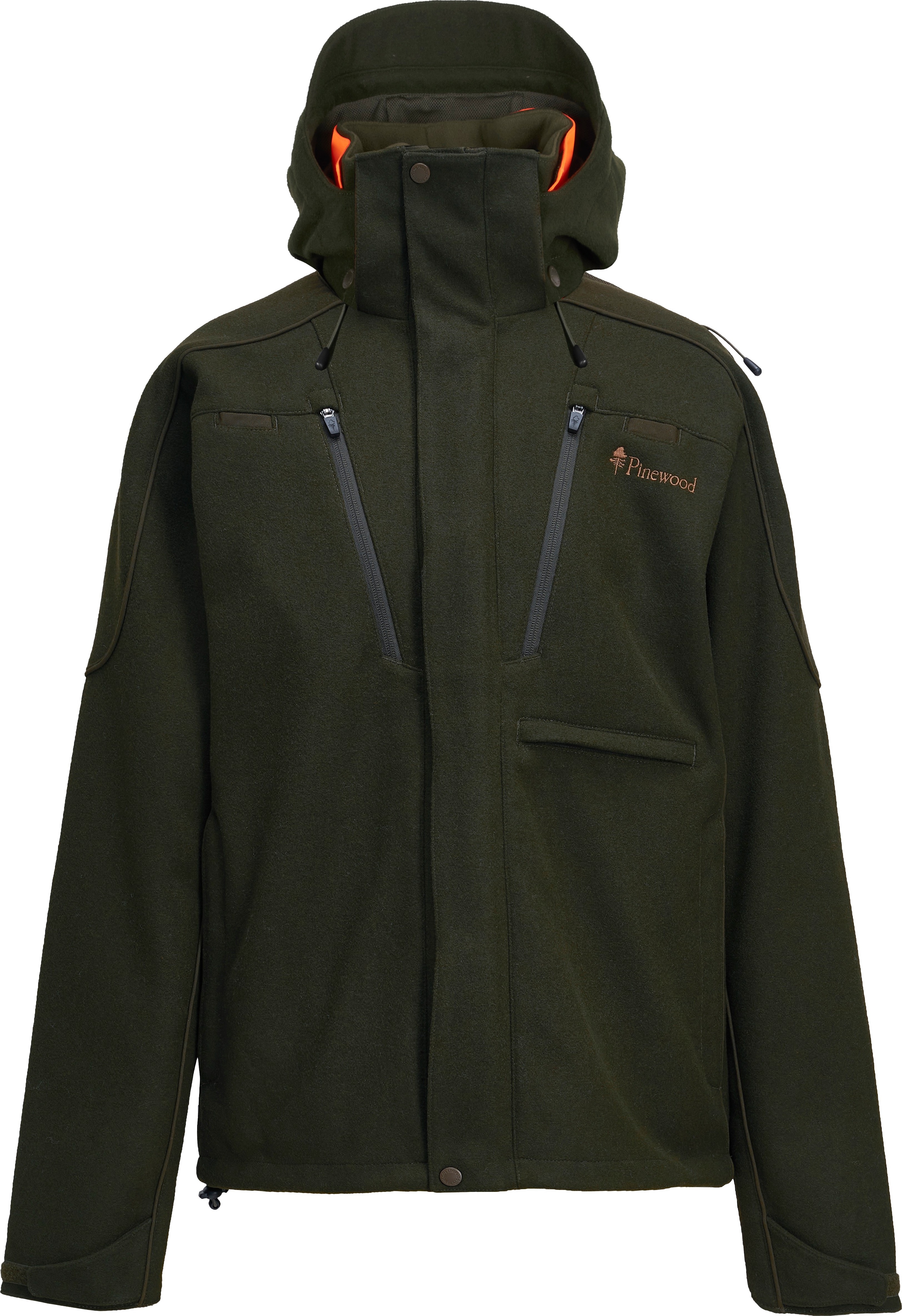 Pinewood Men's Furudal Hunters Wool Jacket Moss Green Ovadderade jaktjackor S