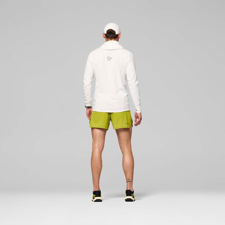 Norrøna Men's Senja Warm1 Hood Snow White/Olive Night Norrøna