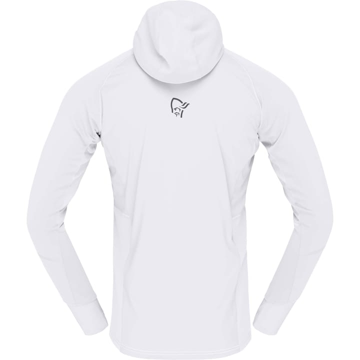 Norrøna Men's Senja Warm1 Hood Snow White/Olive Night Norrøna