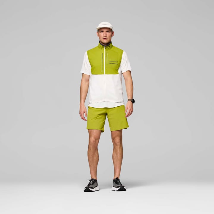 Norrøna Men's Senja Aero90 Vest Golden Lime/snow White Norrøna