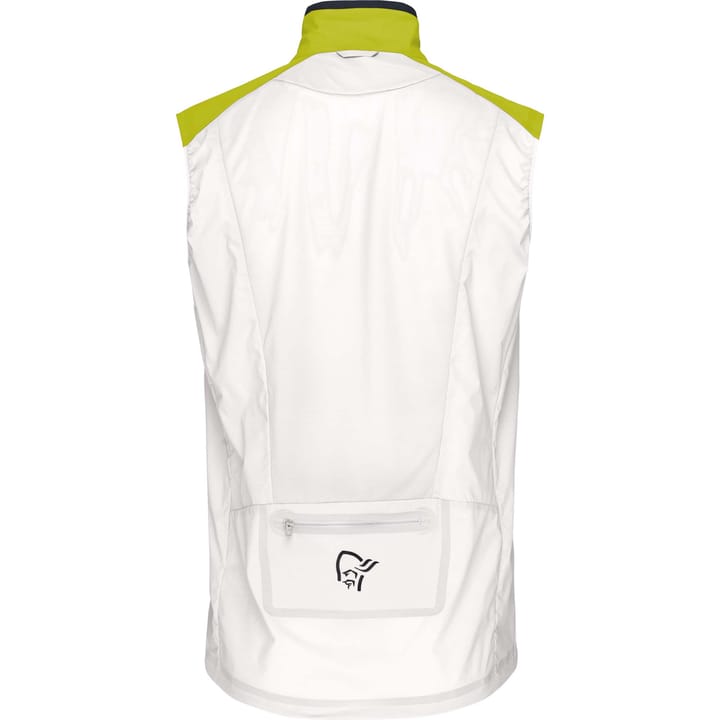 Norrøna Men's Senja Aero90 Vest Golden Lime/snow White Norrøna