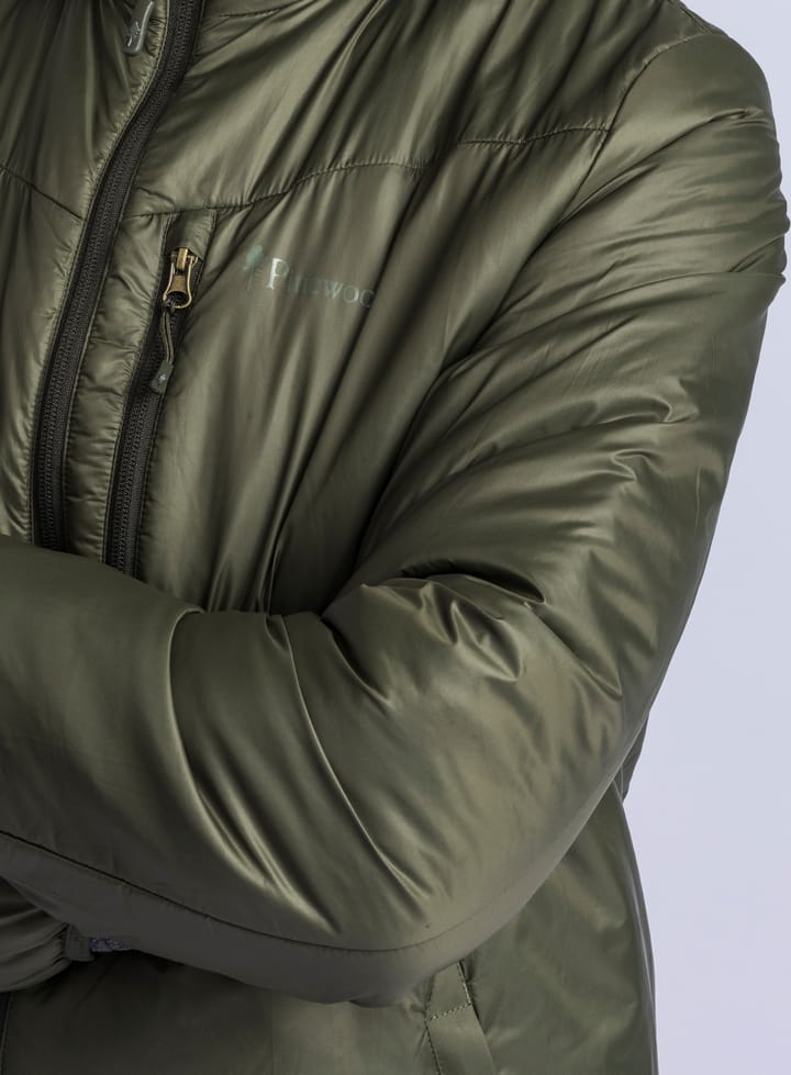 Pinewood Men's Wool Insulated Midlayer Jacket Moss Green Pinewood
