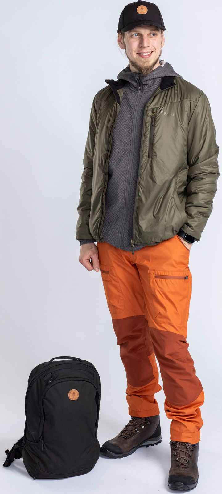 Pinewood Men's Wool Insulated Midlayer Jacket Moss Green Pinewood