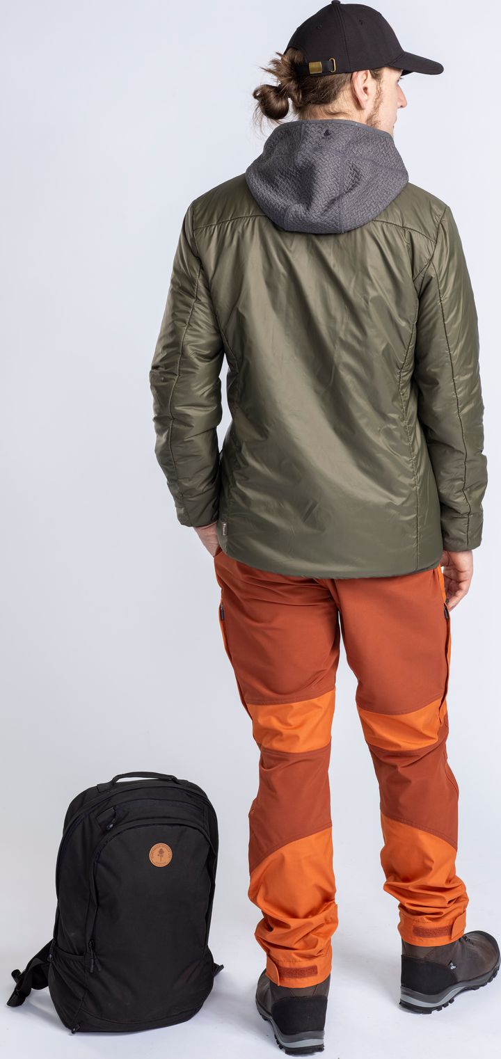 Pinewood Men's Wool Insulated Midlayer Jacket Moss Green Pinewood