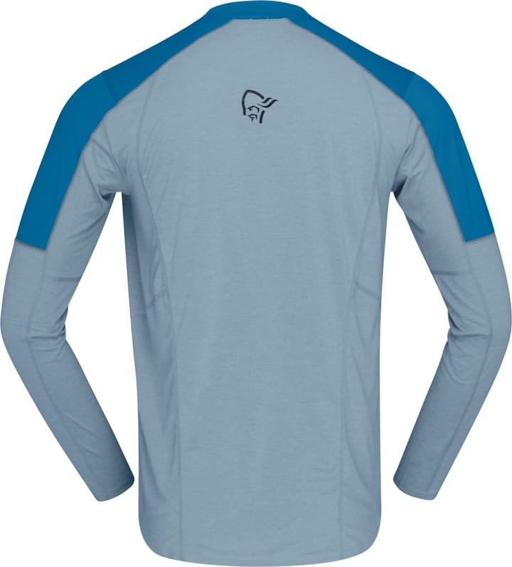 Norrøna Men's Senja Equaliser Lightweight Long Sleeve Mykonos Blue Norrøna