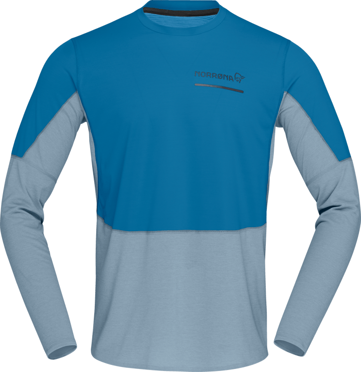 Norrøna Men's Senja Equaliser Lightweight Long Sleeve Mykonos Blue Norrøna