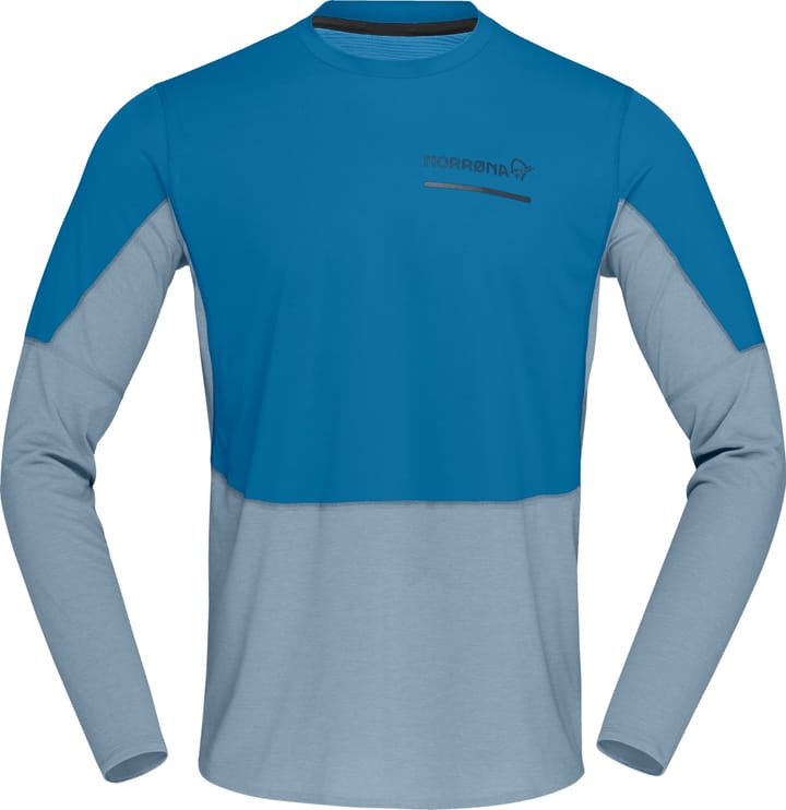 Norrøna Men's Senja Equaliser Lightweight Long Sleeve Mykonos Blue Norrøna