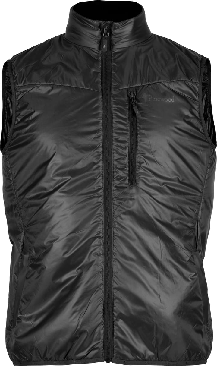 Pinewood Men's Wool Insulated Midlayer Vest Black Pinewood