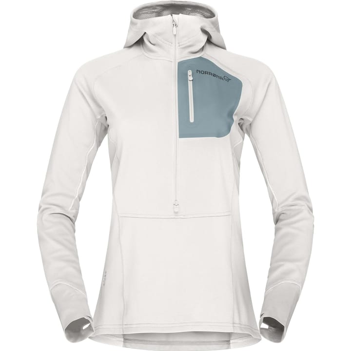 Norrøna Women's Senja Warm1 Hood Snow White/Trooper Norrøna