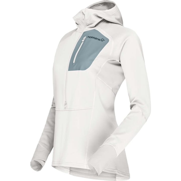 Norrøna Women's Senja Warm1 Hood Snow White/Trooper Norrøna