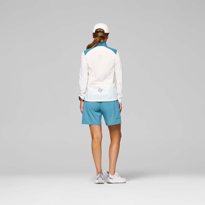 Norrøna Women's Senja Aero90 Vest  Brittany Blue/snow White Norrøna