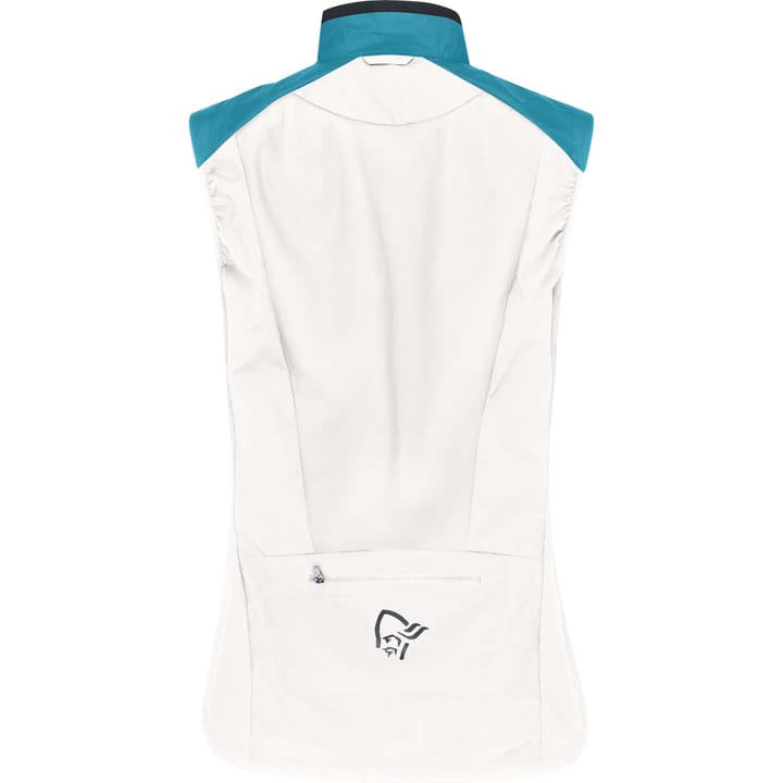 Norrøna Women's Senja Aero90 Vest  Brittany Blue/snow White Norrøna