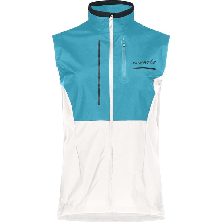 Norrøna Women's Senja Aero90 Vest  Brittany Blue/snow White Norrøna