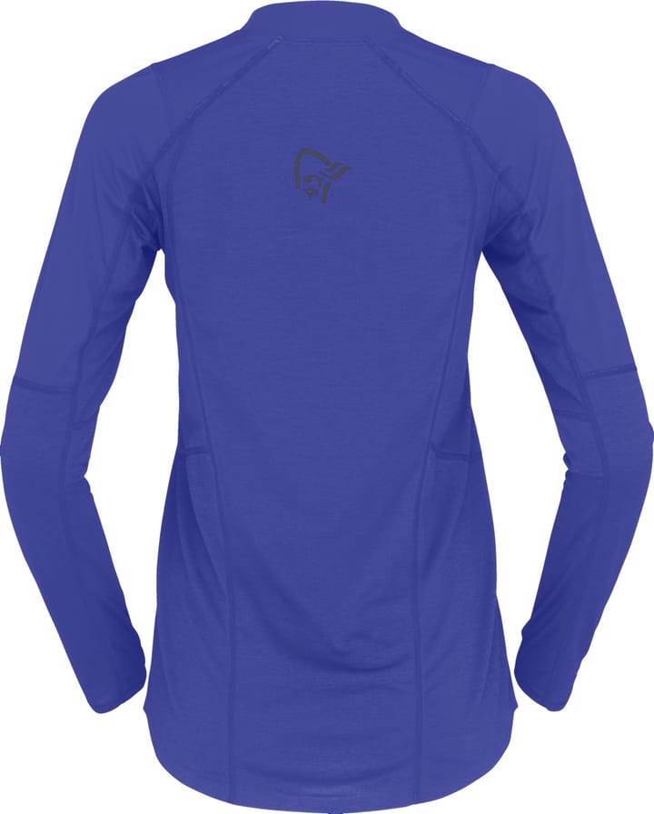 Norrøna Women's Senja Equaliser Lightweight Long Sleeve  Royal Blue Norrøna